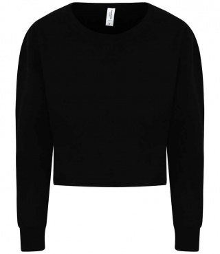 Just Hoods JH035 AWDis Ladies Cropped Sweatshirt